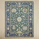 Frances Floral Handmade Tufted Wool Green Area Rug