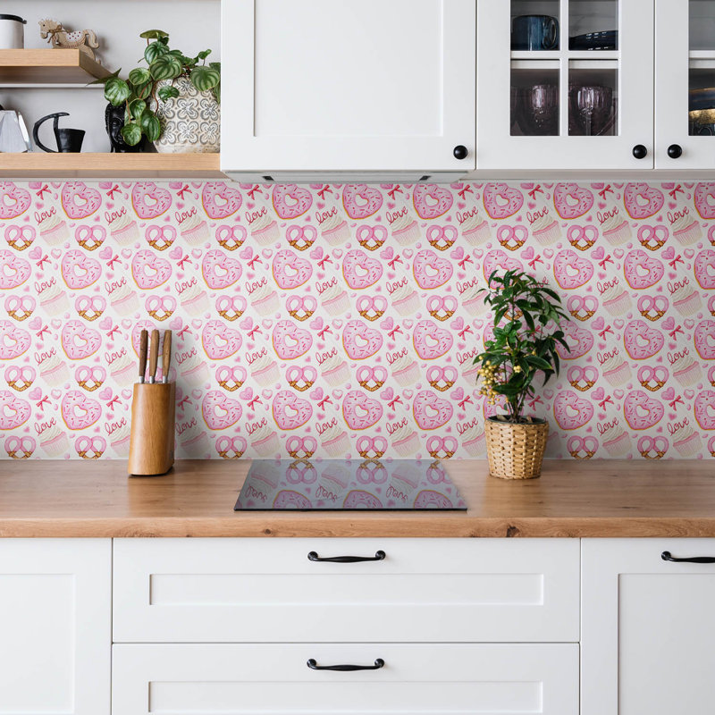 Waupaca 30 x 30 cm PVC Tile in Pink