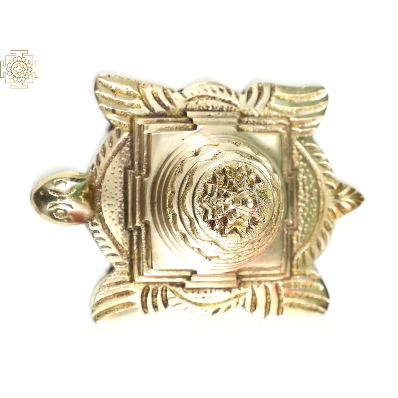 Shri Yantra sur une tortue