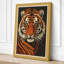 Tiger's Gaze Rustic - Wrapped Canvas-770903588-770903610