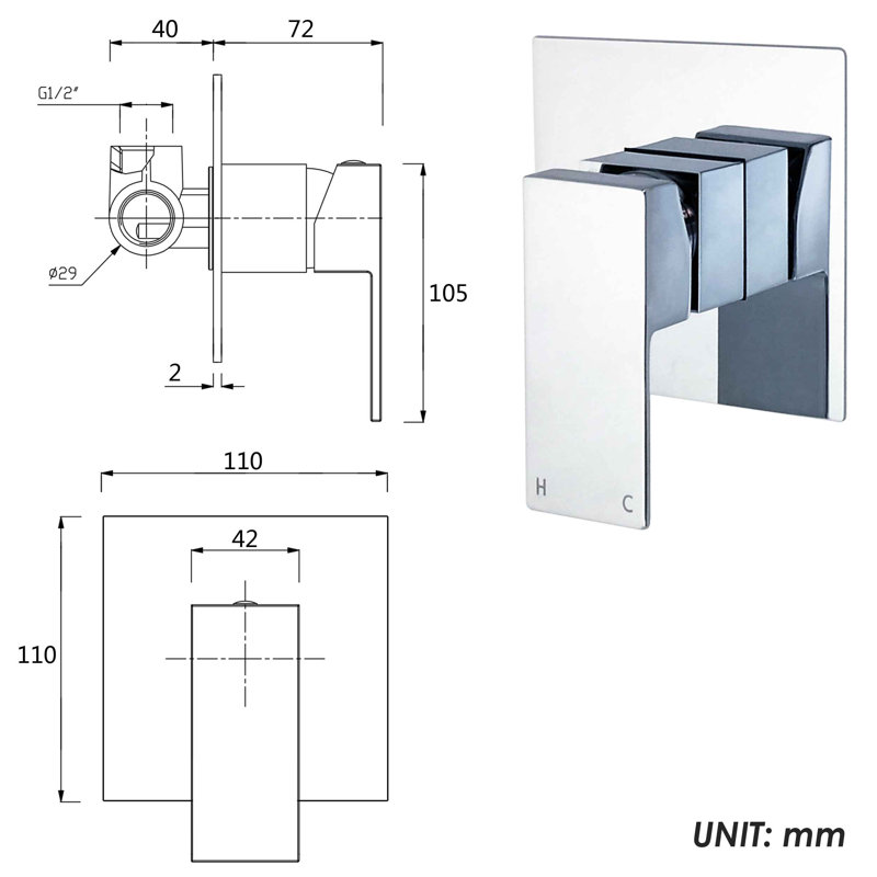 Allyesa Mono Basin Mixer