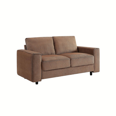 Modern Minimalist 2-Seater Corduroy Sofa
