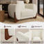 Fauteuil d'appoint rembourré Boucle-519331153