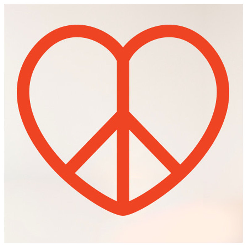 Wall Decal, Orange
