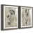 Cadre en papier gris