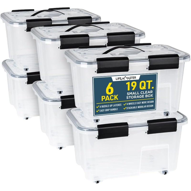 Gracie Oaks Material Bin, 19 qt