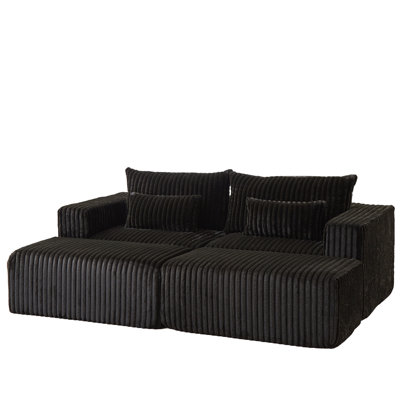Modern 2-Person Combination Recliner