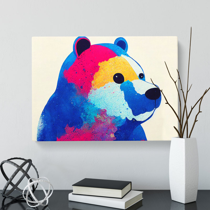 Bear Splash Vol.7 Abstract - Wrapped Canvas, 40cm H x 60cm W x 3cm D
