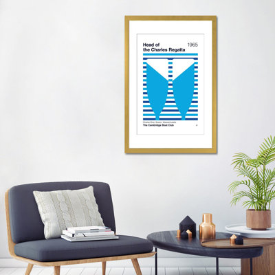 1965 Head Of The Charles Regatta - Wall Art Print - Framed Fine Art Paper