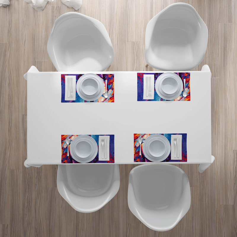 Polyester Abstract Rectangle Placemat