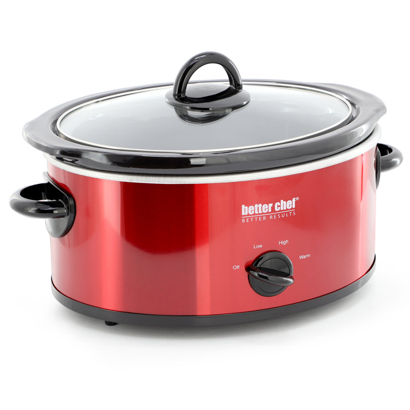 Mijoteuse ovale de 3 pintes en pot de grès amovible Better Chef