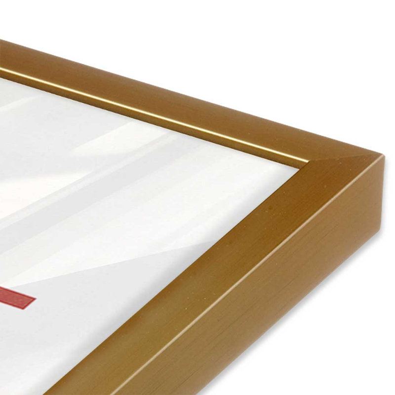 «Heart Be Light», ensemble de 2 reproductions d'art, Or poli, 24 po x 18 po