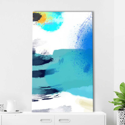 «Dream with Me II» par Ruth Fromstein - peinture sur toile à cadre flottant