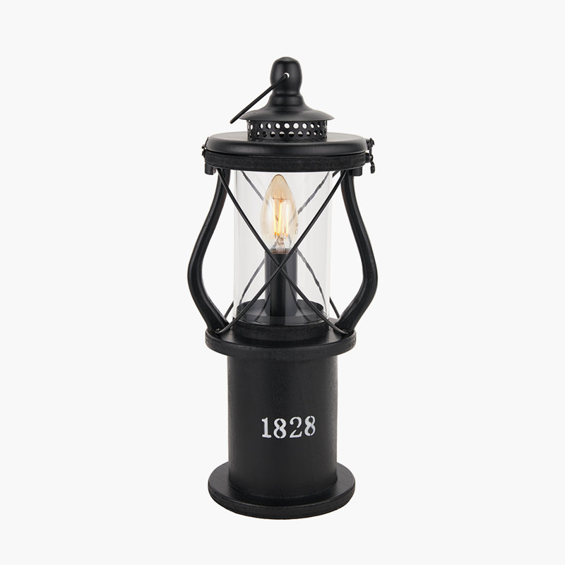 Aleah Table Lamp, Black