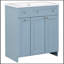 Meuble-lavabo simple avec plateau Sabrian 30,00-587452567