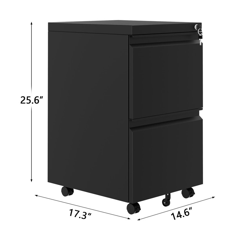 File Cabinet, Light Black