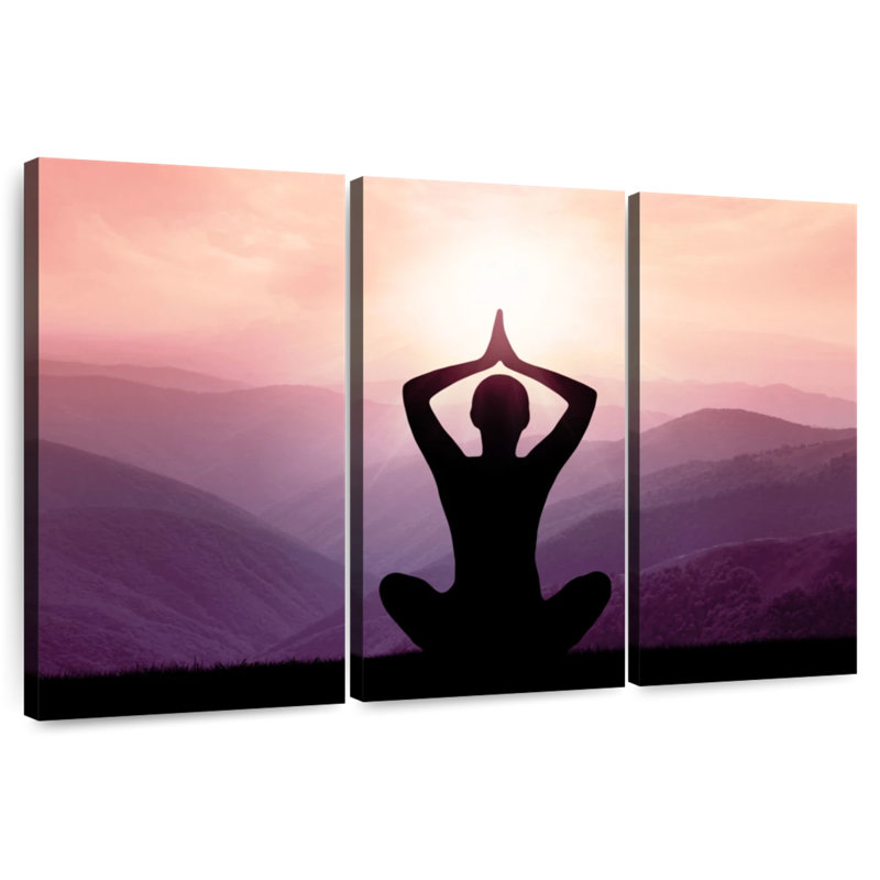 Kerrick Yoga Meditation, 36" H x 57" W