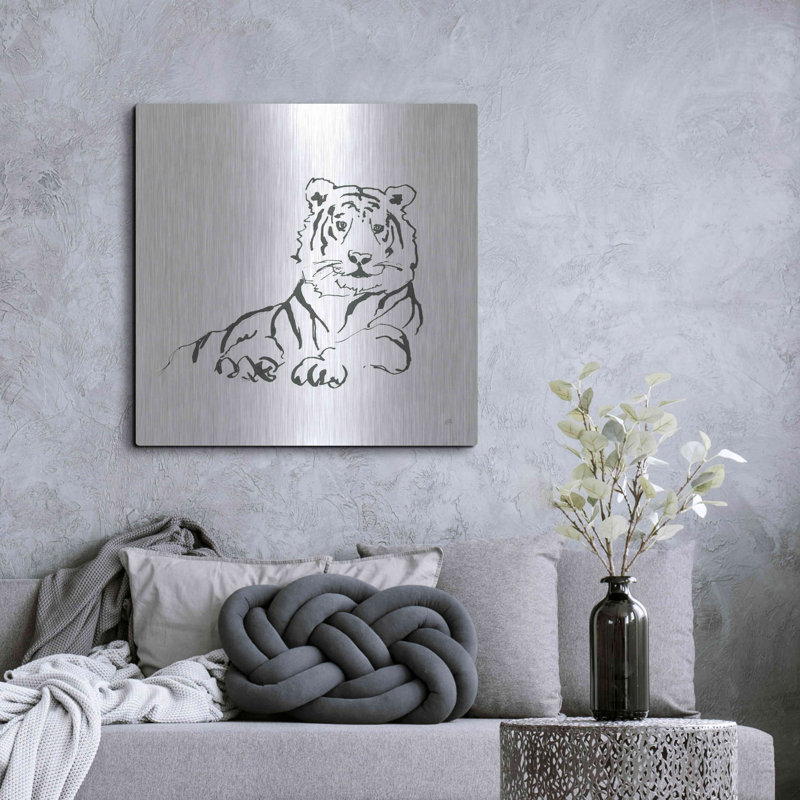 «Animaux d'Afrique IV» par Chris Paschke, H 36 po x l 36 po