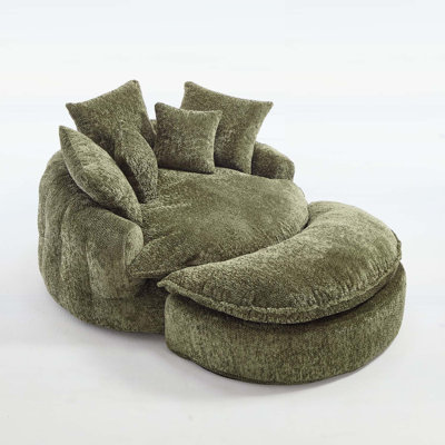 Lazy Sofa Footrest Standalone, Comfortable and Versatile Recliner for Relaxation and Modern Living Spaces