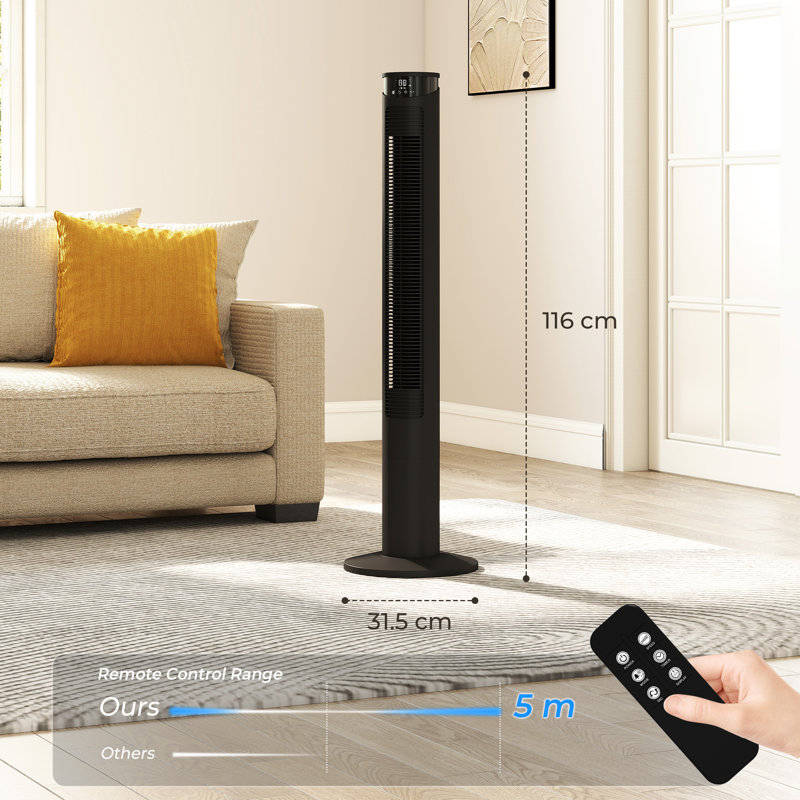 Tower Fan, Black