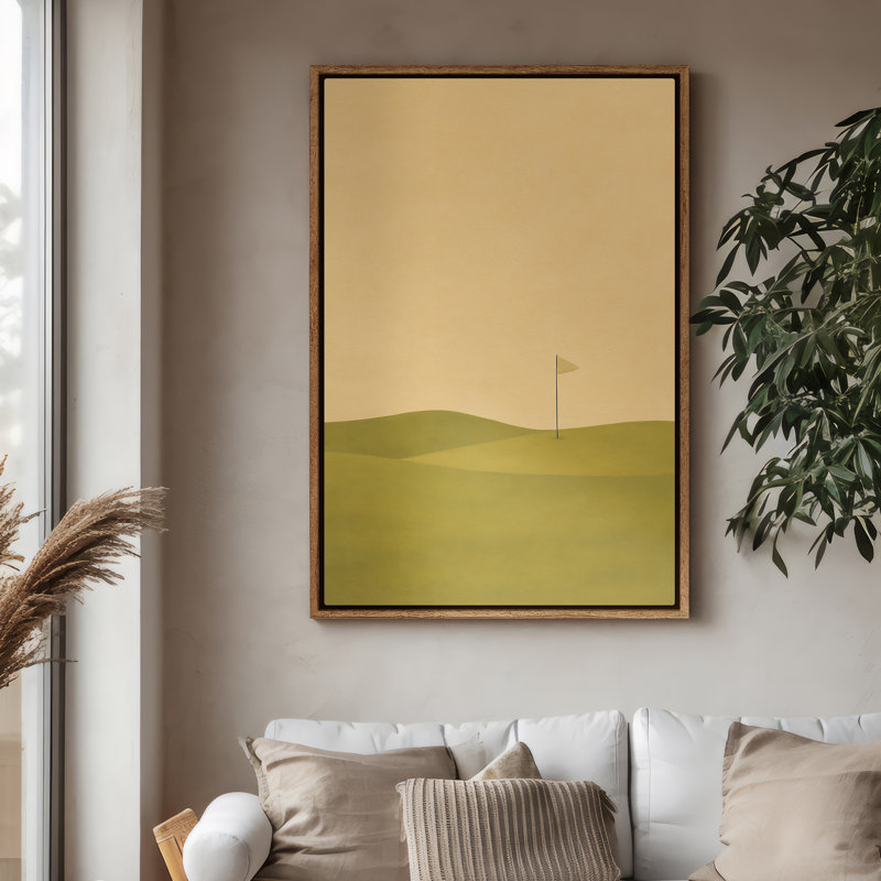 Art mural encadré, impressions murales abstraites rétro pour chambre à coucher - 24 po x 36 po, H 24 po x l 16 po, Naturel