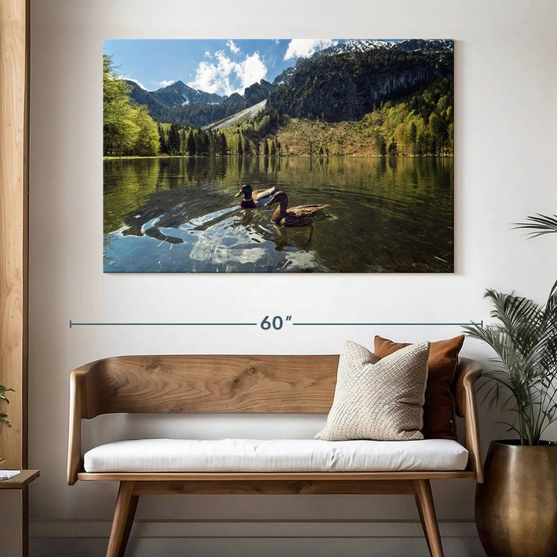 Alvord Frillensee Mallard Ducks, 34" H x 51" W