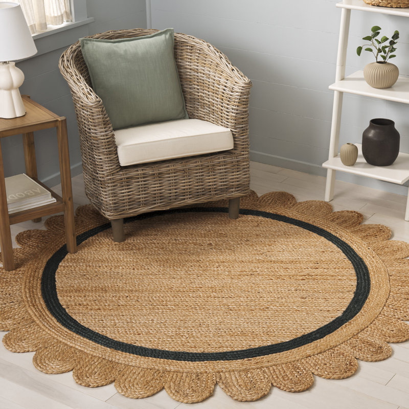 Tapis en jute / sisal Inkai, Rond 6 pi