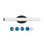 Delphine Single Frosted Dimmable LED Bath Bar-32041579