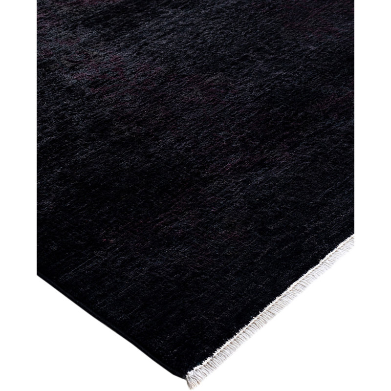 Overdyed One-of-a-Kind 9' 10" X 13' 10" Hand Knotted Area Rug