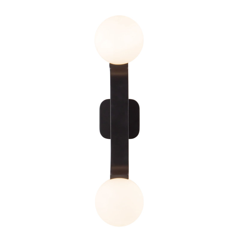 Éclairage pour meuble-lavabo mural 22 po Briar, Noir mat