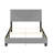 Cordoba Linen Upholstered Platform Bed Frame with Adjustable Headboard, requires Box Spring - Boyd Sleep-42398503-42398502
