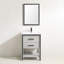 Ensemble de meuble-lavabo simple 25 po Radegunda-606737059
