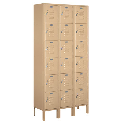 Casier standard 6 niveaux et 3 rangées