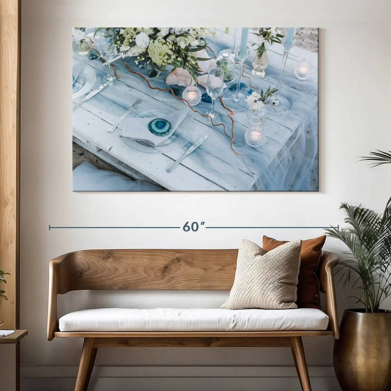 Senne Elegant Table Setup, 34" H x 51" W