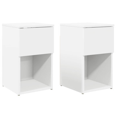 29cm W Manufactured Wood Bedside Table