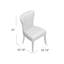 Chaise d'appoint en coton Ring-16763257