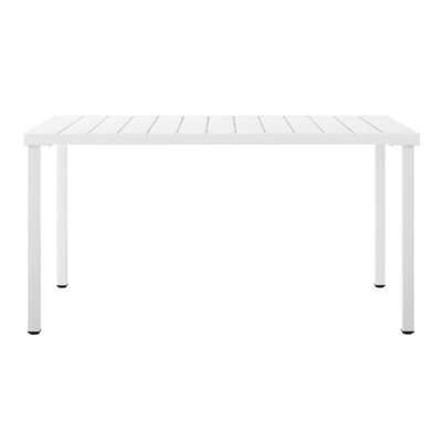 59"×35.4" Outdoor Metal Rectangular Dining Table