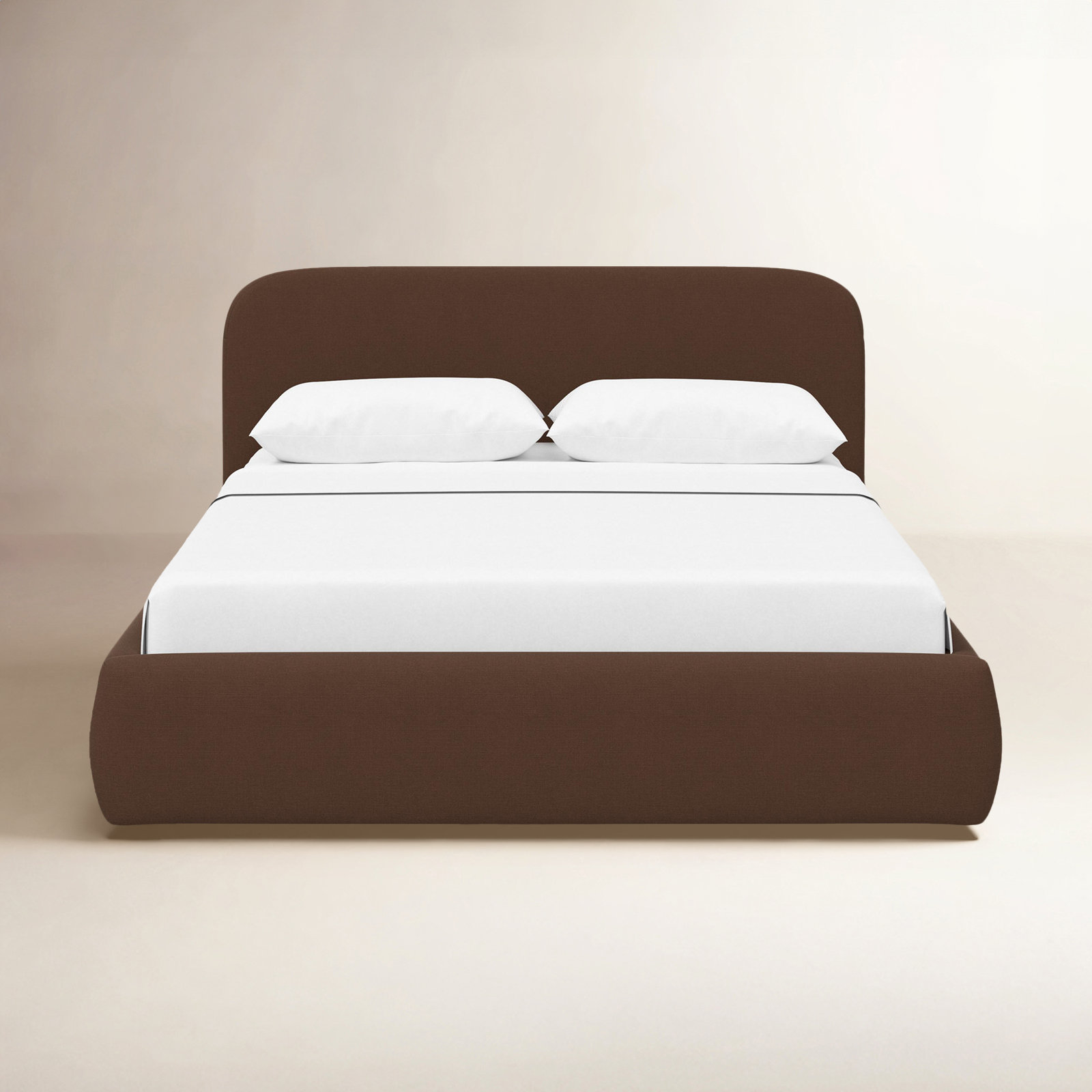 Cleophus Low Platform Bed, Twin, Brown