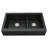 Karran Quartz 34'' X 21-1/4'' Double Bowl 60/40 Retrofit Farmhouse/Apron Front Kitchen Sink Kit-50597930
