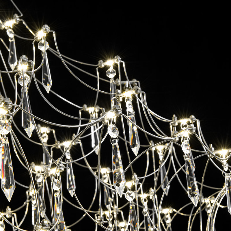 Firefly Branch Star Led Crystal Chandelier