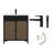 30" Free Standing Single Bathroom Vanity With Manufactured Wood Top With Sink And Faucet