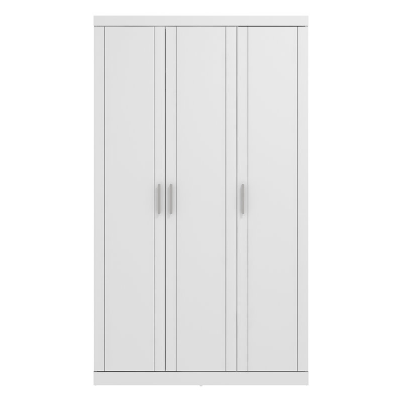 Kimberley Leighana 3 Door Wardrobe, White