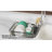 Dish Drying Rack in Sink - Expandable Stainless Steel Dish Rack Over The Sink, Kitchen Sink Drain Strainer with Cutlery Holder & Cup Holders, 15.4 x 9.8 x 3.0 Inch, Silver-123640089-123640091