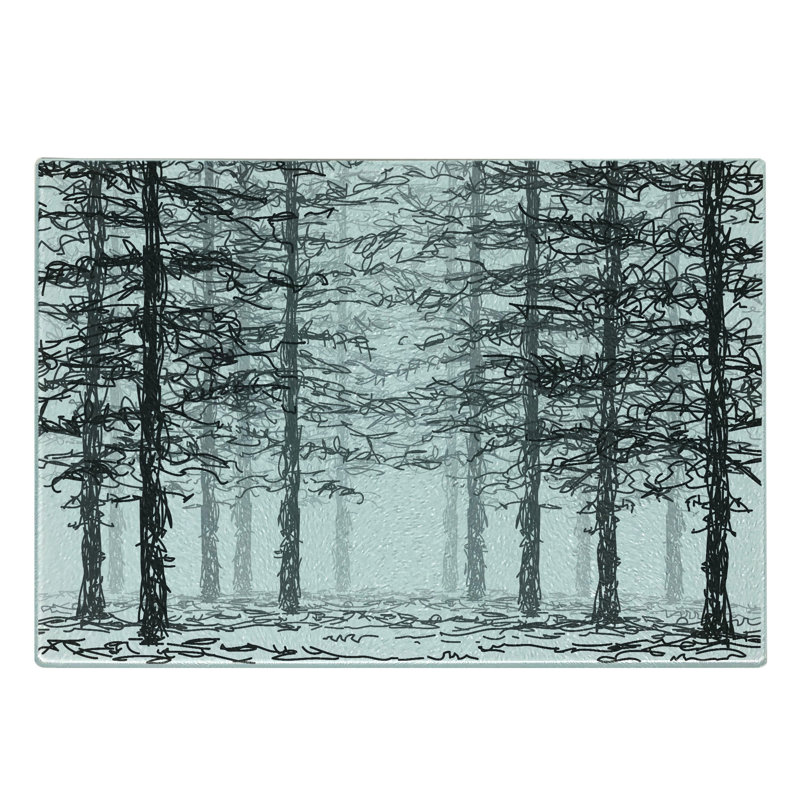 Planche à découper en verre trempé Ambesonne