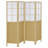 Gabby Natural 4-Panel Room Divider Folding Shoji Screen
