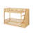 Twin Over Twin Floor Bunk Bed-1636641016