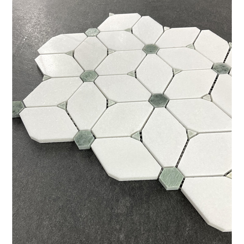 Carrelage mosaïque en marbre Water Jet
