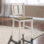Counter Height Dining 5Pc Set Antique White Rustic Style Table Two-Tone Design 4X Chairs Dining Room Furniture