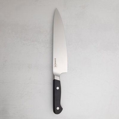 SKWARE Modern XL 9" Chef Knife, German Steel, Black Handle