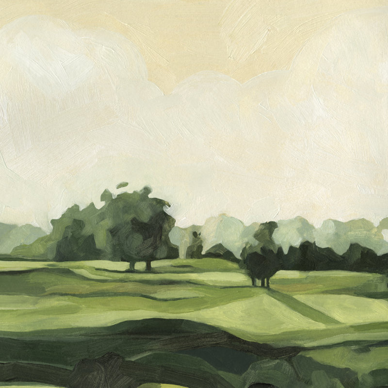 Olive Afternoon II by Emma Scarvey - Wrapped Canvas Painting, 30cm H x 30cm W